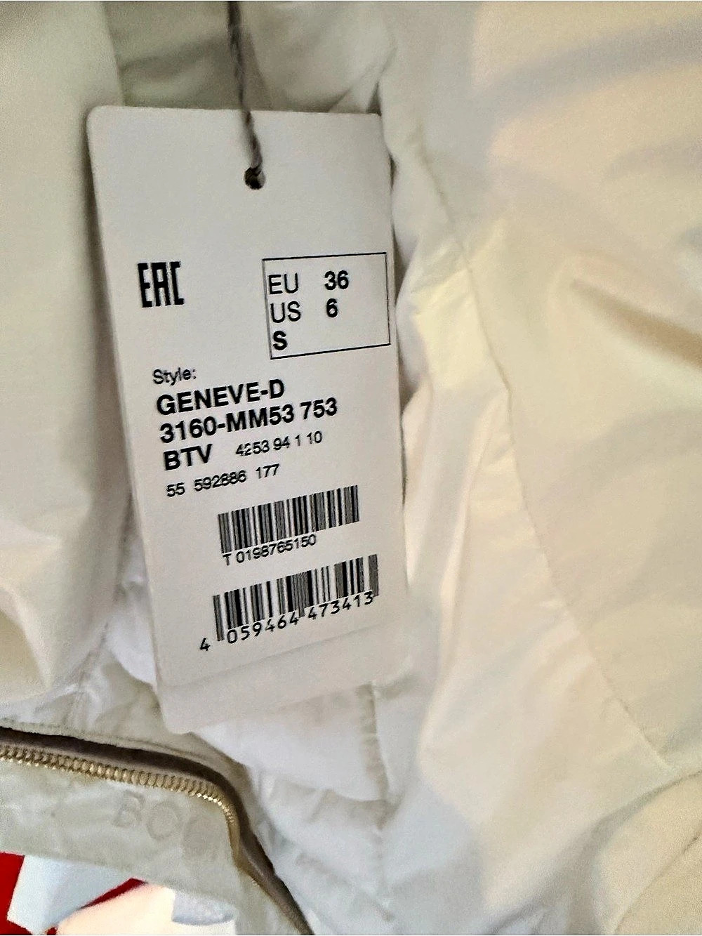Bogner Gienève-D Women's Puffer White Size 6 NWT - Picture 7 of 8